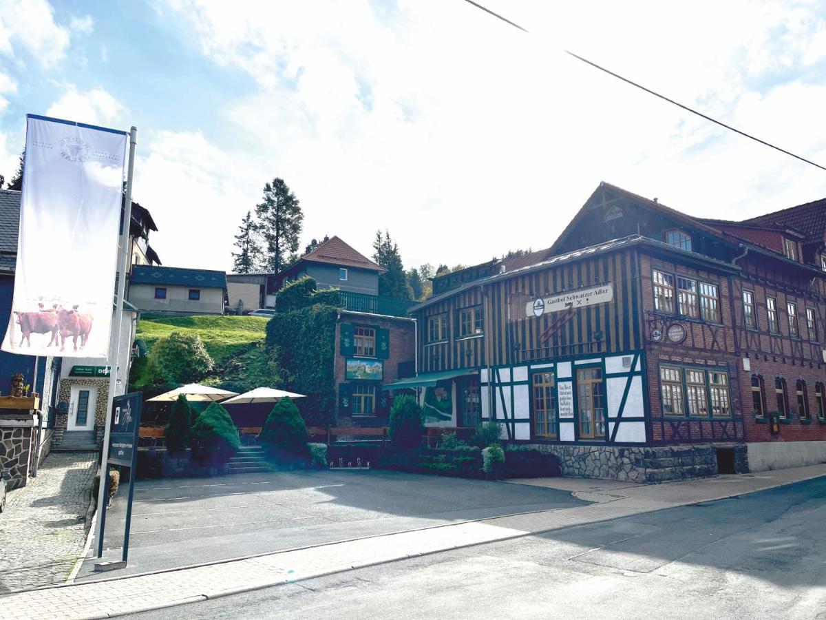 Gasthof & Pension "Schwarzer Adler" マッサーベルク エクステリア 写真